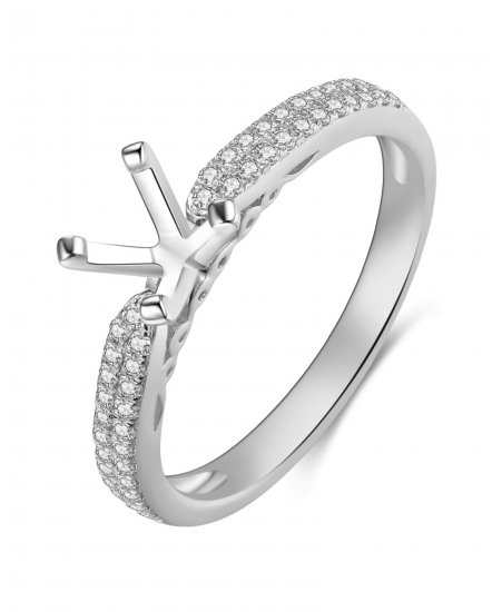 SEMI MOUNT DIAMOND ENGAGEMENT RING (TR3907)